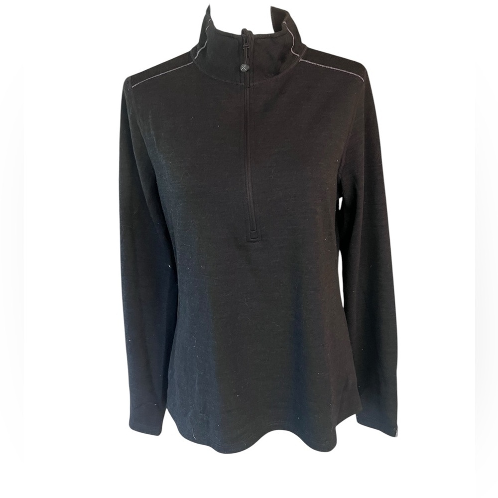Terramar 1/4 zip base layer polyester/merino blend size large